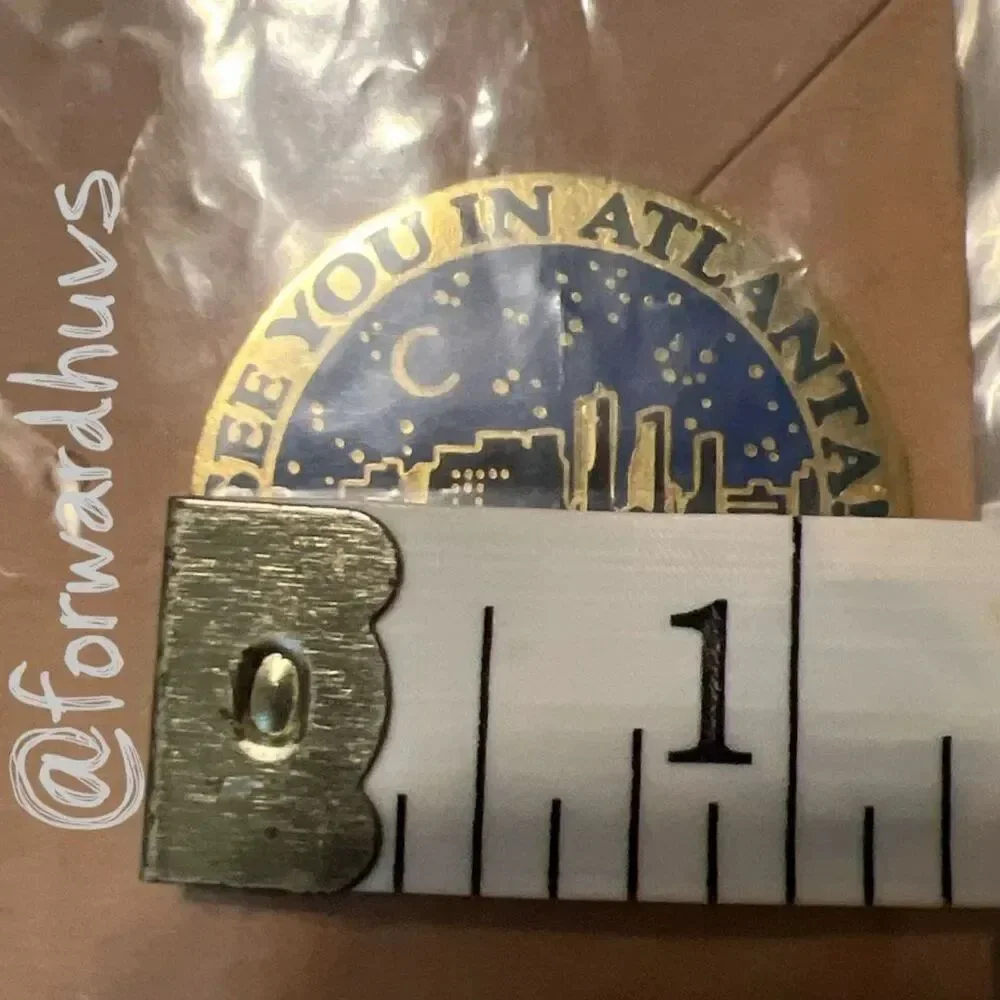 1996 Atlanta Olympic Games See You In Atlanta Enamel Lapel Pin